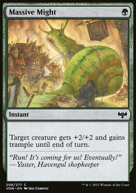 Massive Might [Innistrad: Crimson Vow]