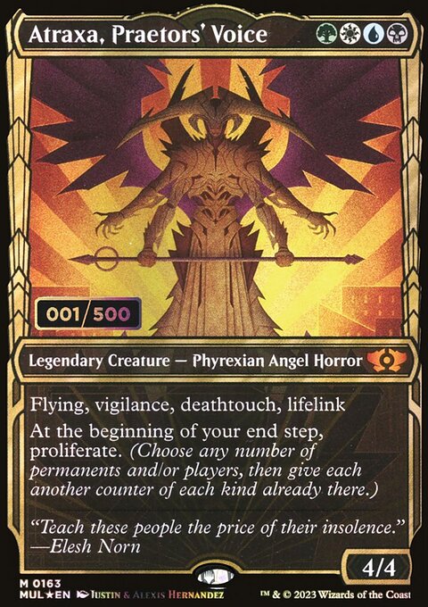 Atraxa, Praetors' Voice (Serialized) [Multiverse Legends]