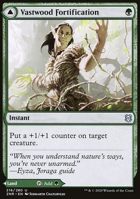 Vastwood Fortification // Vastwood Thicket [Zendikar Rising]