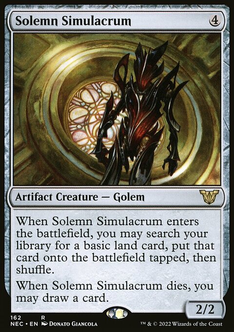 Solemn Simulacrum [Kamigawa: Neon Dynasty Commander]
