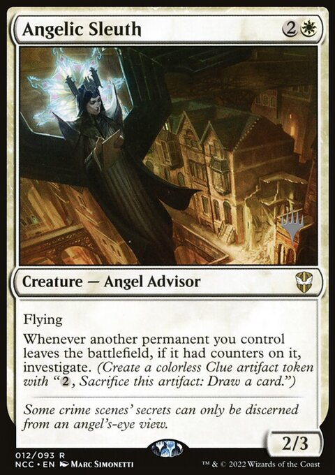 Angelic Sleuth (Promo Pack) [Streets of New Capenna Commander Promos]