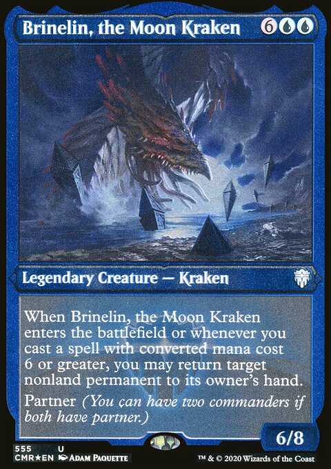 Brinelin, the Moon Kraken (Etched) [Commander Legends]