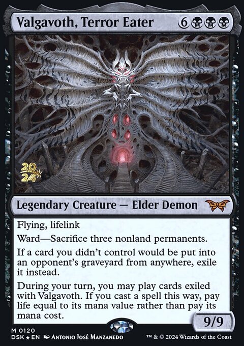 Valgavoth, Terror Eater [Duskmourn: House of Horror Prerelease Promos]