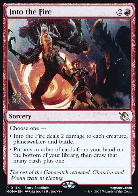 Into the Fire [March of the Machine Prerelease Promos]