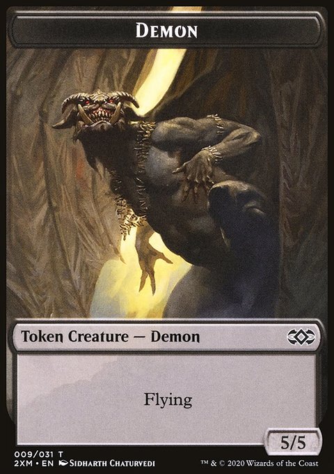 Demon // Germ Double-Sided Token [Double Masters Tokens]