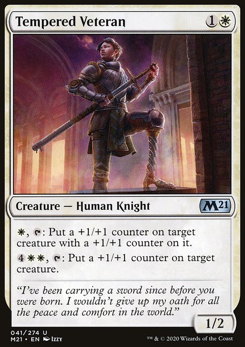 Tempered Veteran [Core Set 2021]