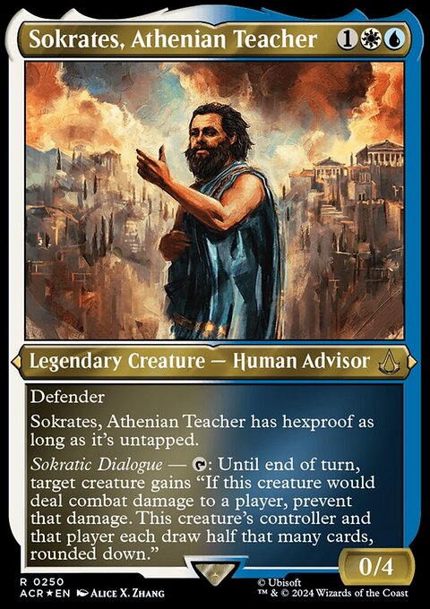 Sokrates, Athenian Teacher (Foil Etched) [Assassin's Creed]