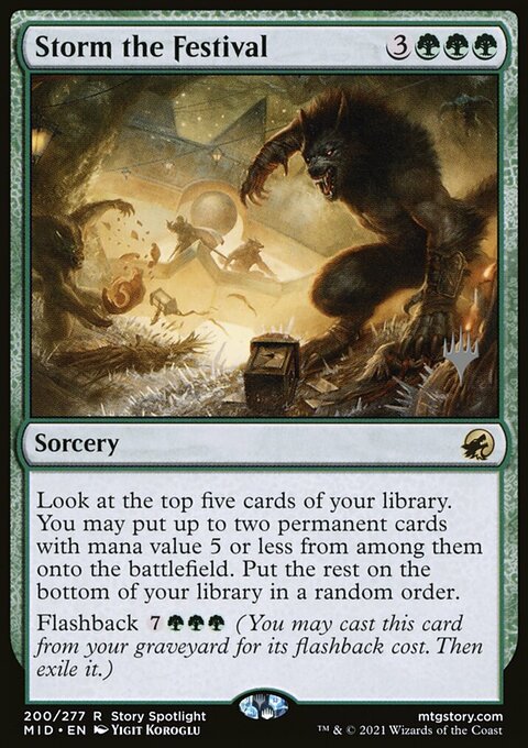 Storm the Festival (Promo Pack) [Innistrad: Midnight Hunt Promos]