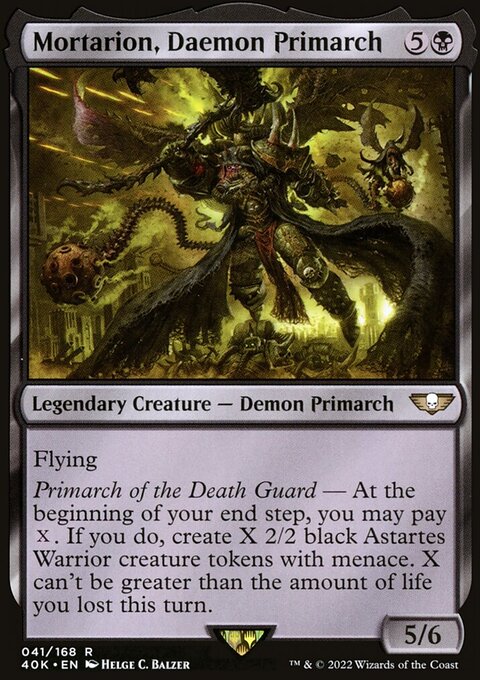 Mortarion, Daemon Primarch [Warhammer 40,000]