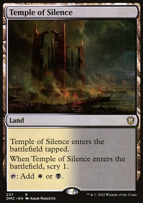 Temple of Silence [Dominaria United Commander]