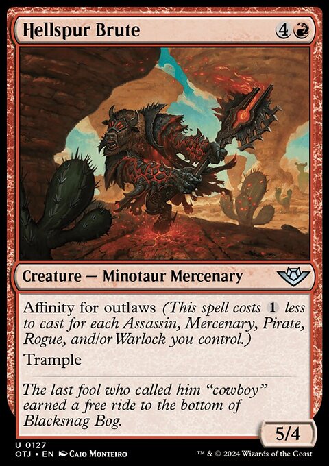 Hellspur Brute [Outlaws of Thunder Junction]
