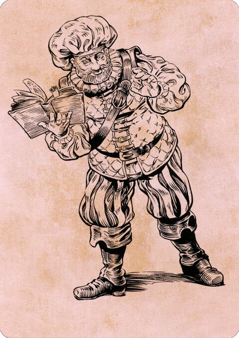 Volo, Itinerant Scholar Art Card [Commander Legends: Battle for Baldur's Gate Art Series]