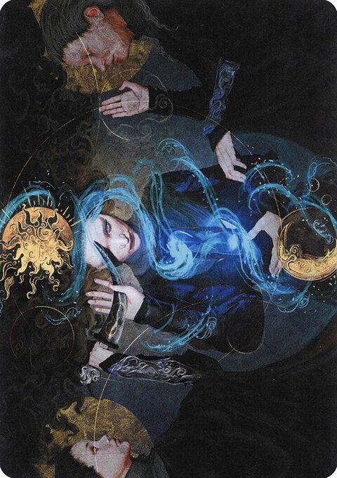 Witness the Future Art Card (Gold-Stamped Signature) [Innistrad: Crimson Vow Art Series]