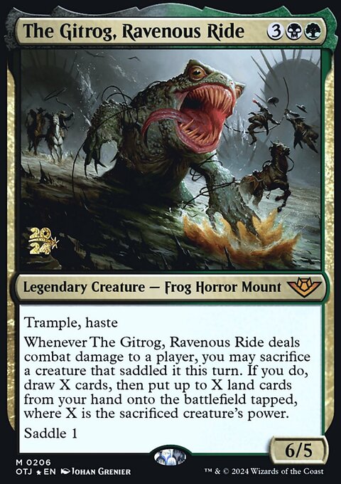 The Gitrog, Ravenous Ride [Outlaws of Thunder Junction Prerelease Promos]