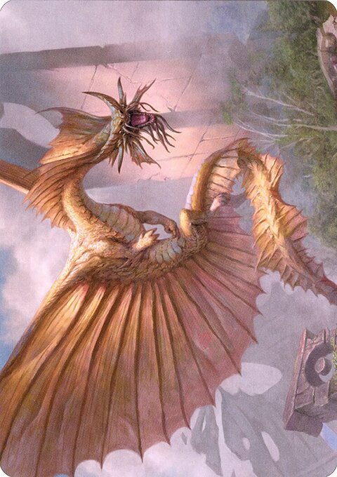 Ancient Gold Dragon Art Card (28) [Commander Legends: Battle for Baldur's Gate Art Series]