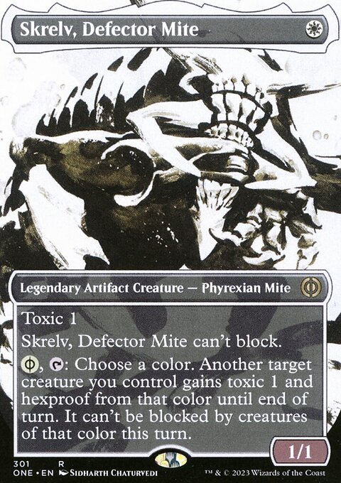 Skrelv, Defector Mite (Borderless Ichor) [Phyrexia: All Will Be One]