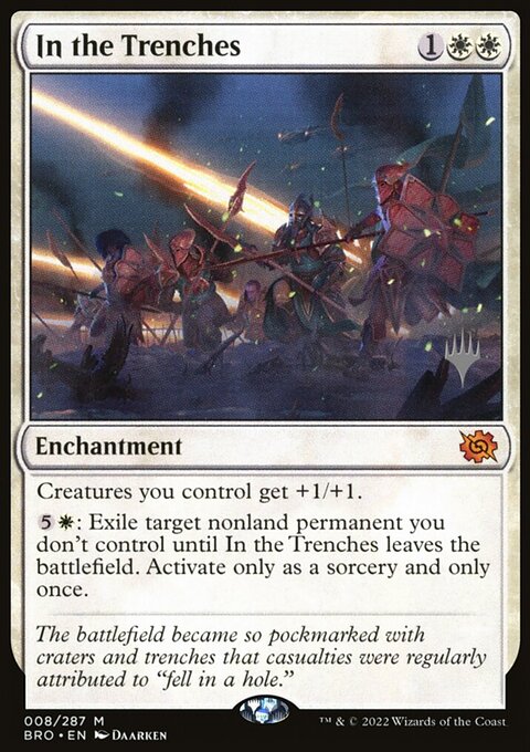 In the Trenches [The Brothers' War Prerelease Promos]