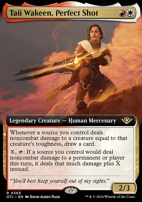 Taii Wakeen, Perfect Shot (Extended Art) [Outlaws of Thunder Junction]