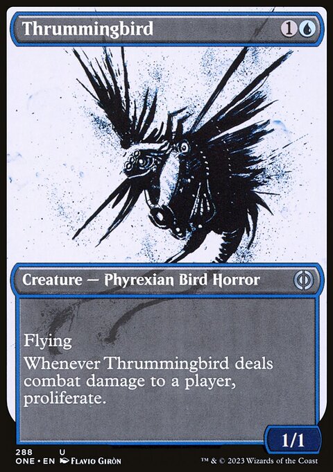 Thrummingbird (Showcase Ichor) [Phyrexia: All Will Be One]