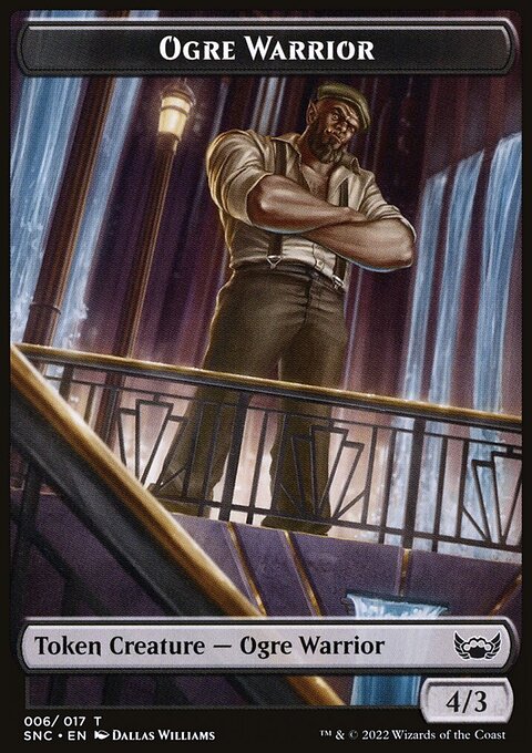 Ogre Warrior // Copy Double-Sided Token [Streets of New Capenna Tokens]