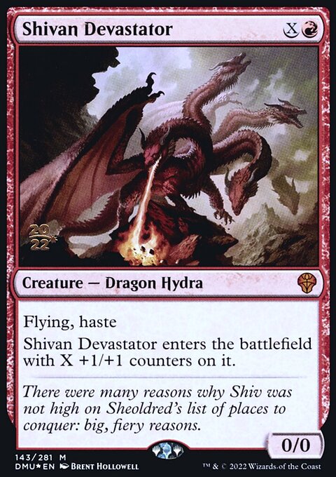 Shivan Devastator [Dominaria United Prerelease Promos]