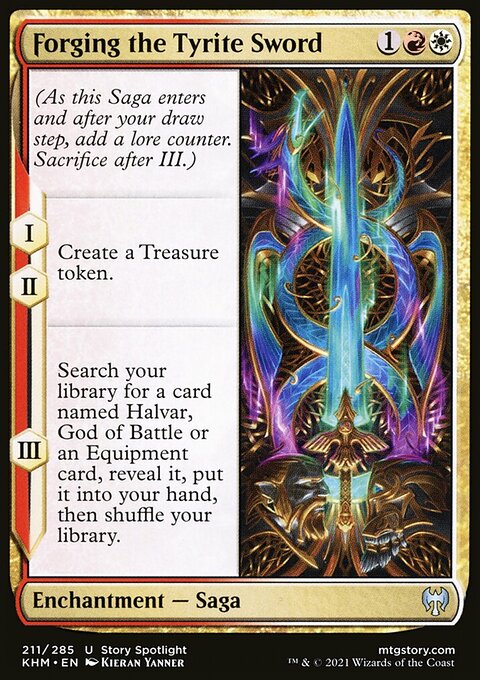 Forging the Tyrite Sword [Kaldheim]