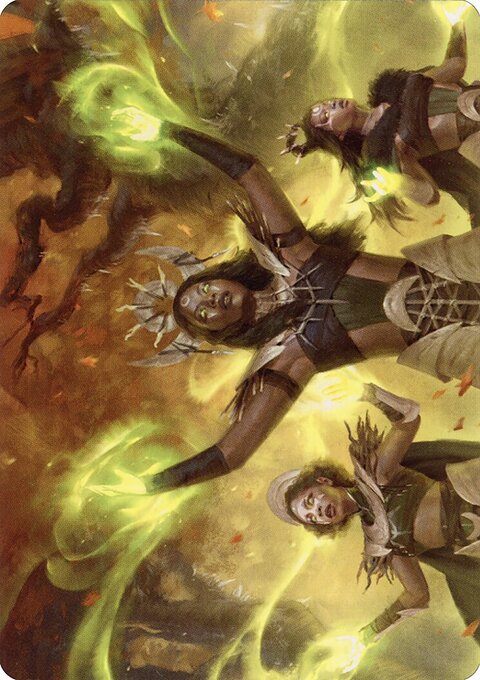 Dawnhart Wardens Art Card [Innistrad: Midnight Hunt Art Series]