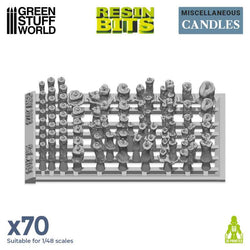 70x Resin Candles - Green Stuff World