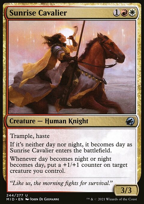 Sunrise Cavalier [Innistrad: Midnight Hunt]