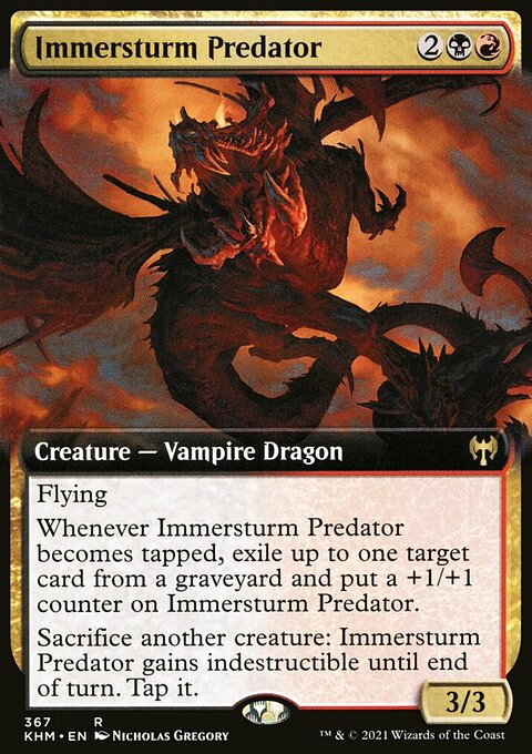Immersturm Predator (Extended Art) [Kaldheim]