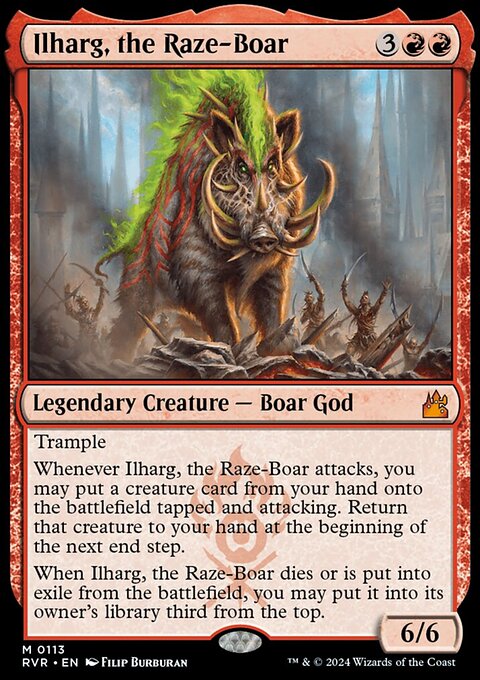 Ilharg, the Raze-Boar [Ravnica Remastered]
