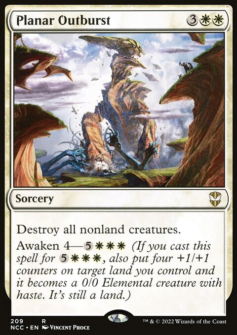 Planar Outburst [Streets of New Capenna Commander]