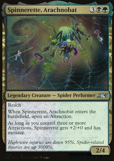 Spinnerette, Arachnobat (Galaxy Foil) [Unfinity]