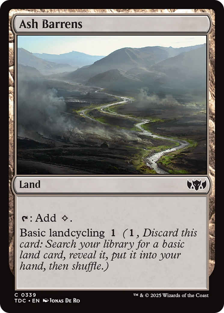 Ash Barrens [Tarkir: Dragonstorm Commander]