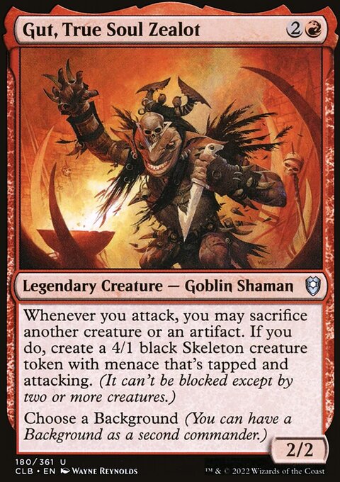 Gut, True Soul Zealot [Commander Legends: Battle for Baldur's Gate]