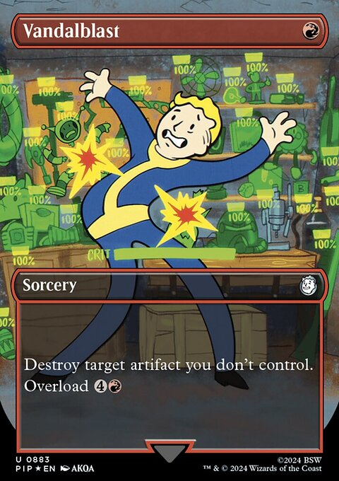 Vandalblast (Borderless) (Surge Foil) [Fallout]