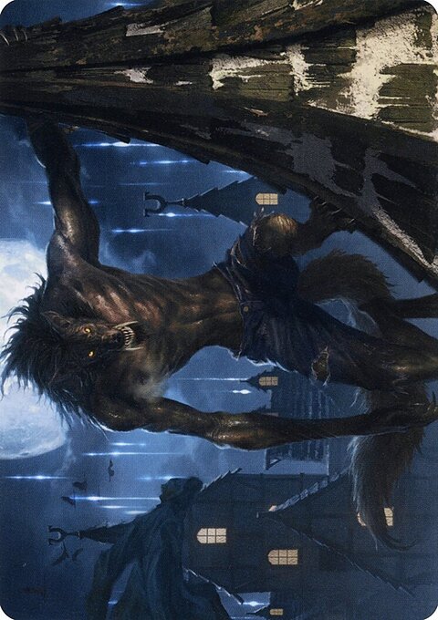 Stalking Predator Art Card [Innistrad: Midnight Hunt Art Series]