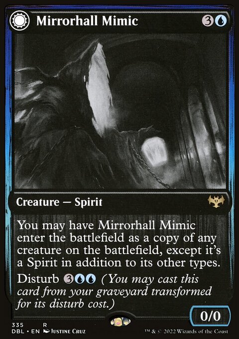 Mirrorhall Mimic // Ghastly Mimicry [Innistrad: Double Feature]