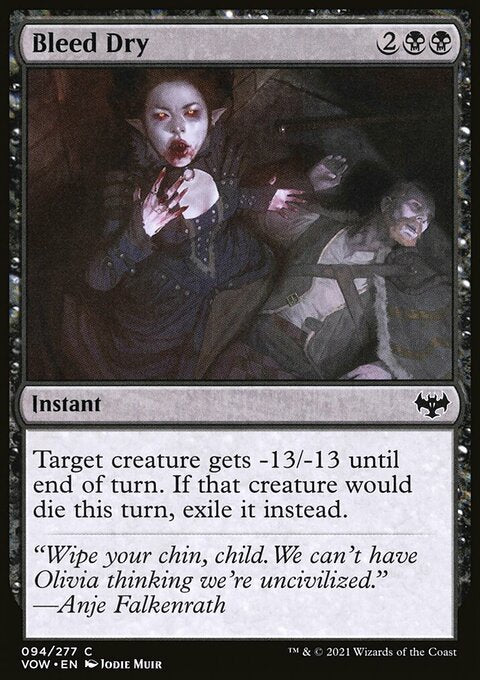 Bleed Dry [Innistrad: Crimson Vow]
