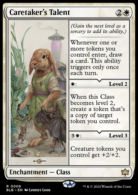 Caretaker's Talent [Bloomburrow Prerelease Promos]