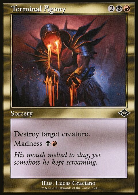 Terminal Agony (Retro Foil Etched) [Modern Horizons 2]