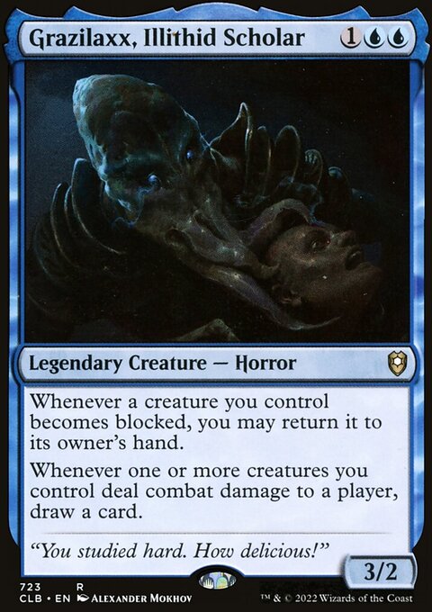 Grazilaxx, Illithid Scholar [Commander Legends: Battle for Baldur's Gate]