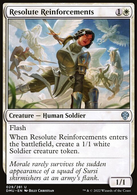 Resolute Reinforcements [Dominaria United]