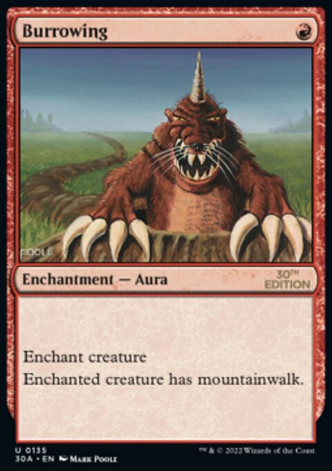 Burrowing [30th Anniversary Edition]