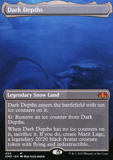 Dark Depths (Borderless Alternate Art) [Dominaria Remastered]