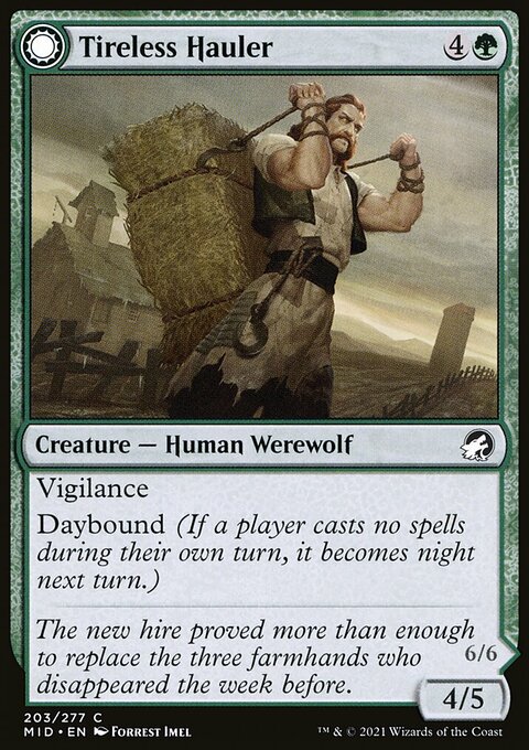Tireless Hauler // Dire-Strain Brawler [Innistrad: Midnight Hunt]