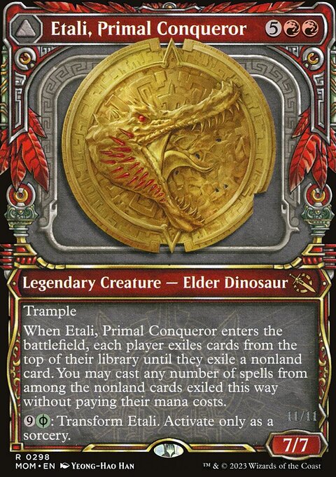 Etali, Primal Conqueror // Etali, Primal Sickness (Showcase Planar Booster Fun) [March of the Machine]