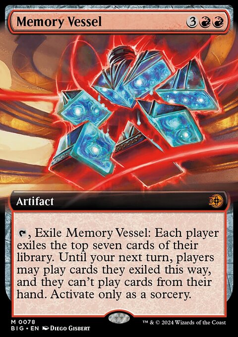 Memory Vessel (Extended Art) [Outlaws of Thunder Junction: The Big Score]