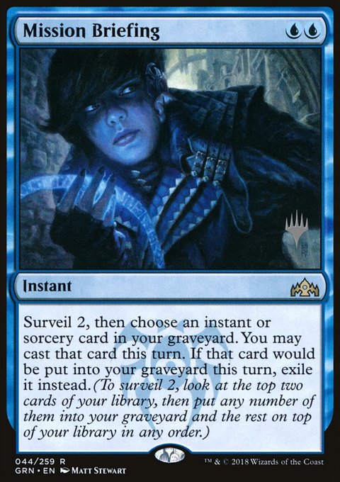 Mission Briefing (Promo Pack) [Guilds of Ravnica Promos]