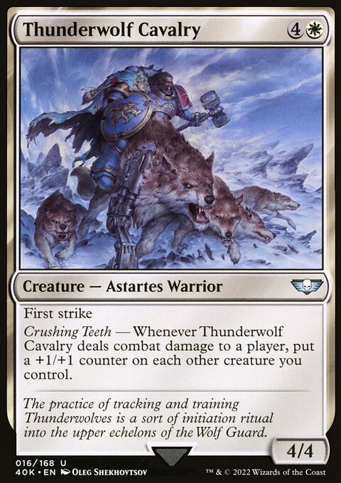 Thunderwolf Cavalry [Warhammer 40,000]